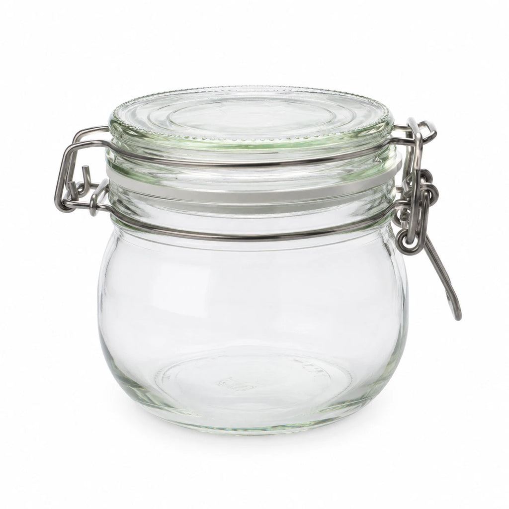 Humidor Bügelverschlussglas mit Hygrometer zum Luftfeuchtigkeit und Temperatur ablesen